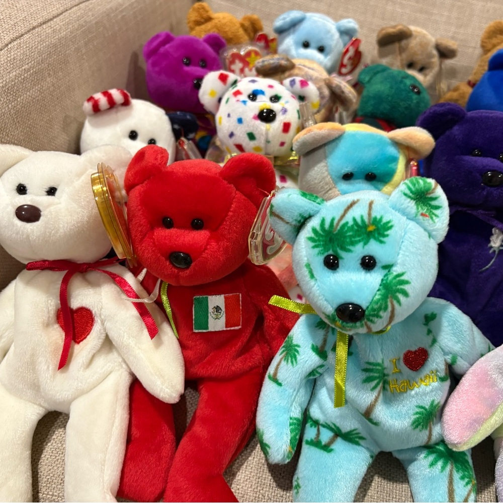 Colorful Plush Bear Collection - Picture 2 of 5